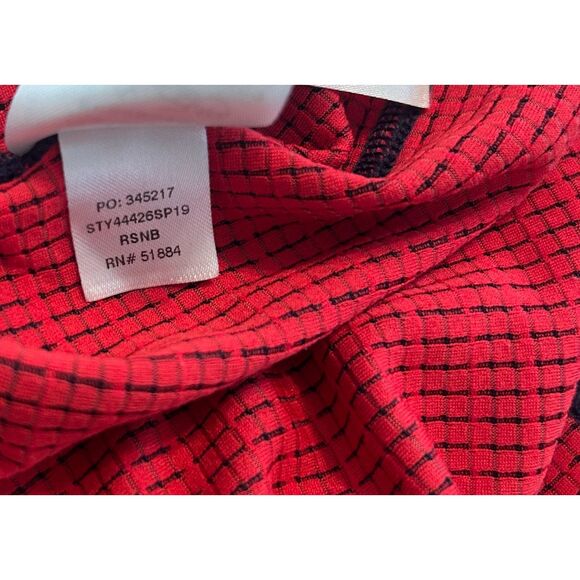 Patagonia Capilene Baselayer Shirt Striped M Lightweight Long Red Navy Outdoor - Picture 3 of 7